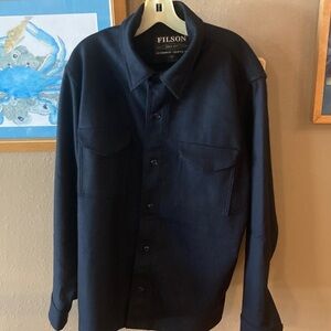 Filson Men's Deep Blue Shirt Jacket